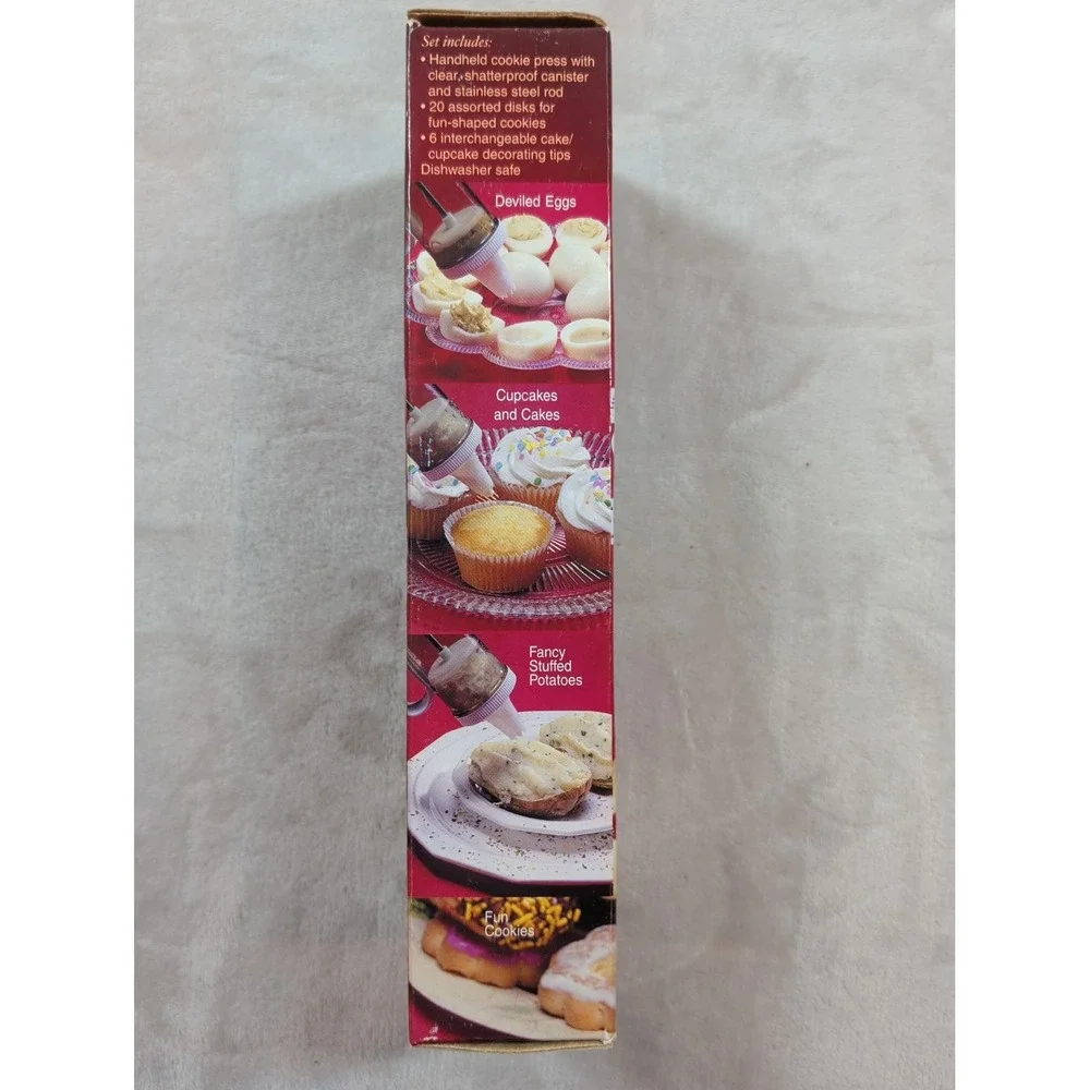 Midwestern Home Products 29 Pc Cookie Press and Decorating‎ Set P41106 New